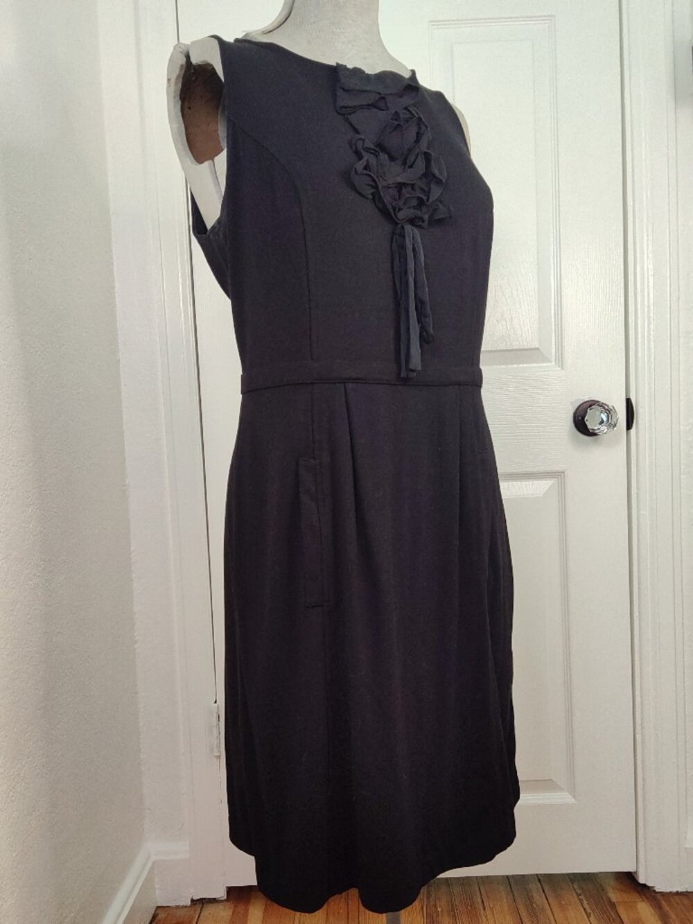 Leifsdottir L black cocktail dress with pockets